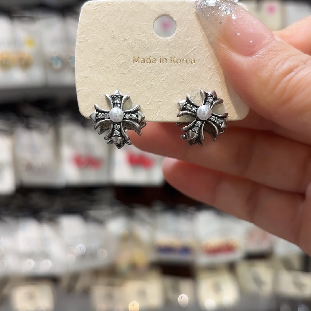 锆石铜合金925银耳扣的