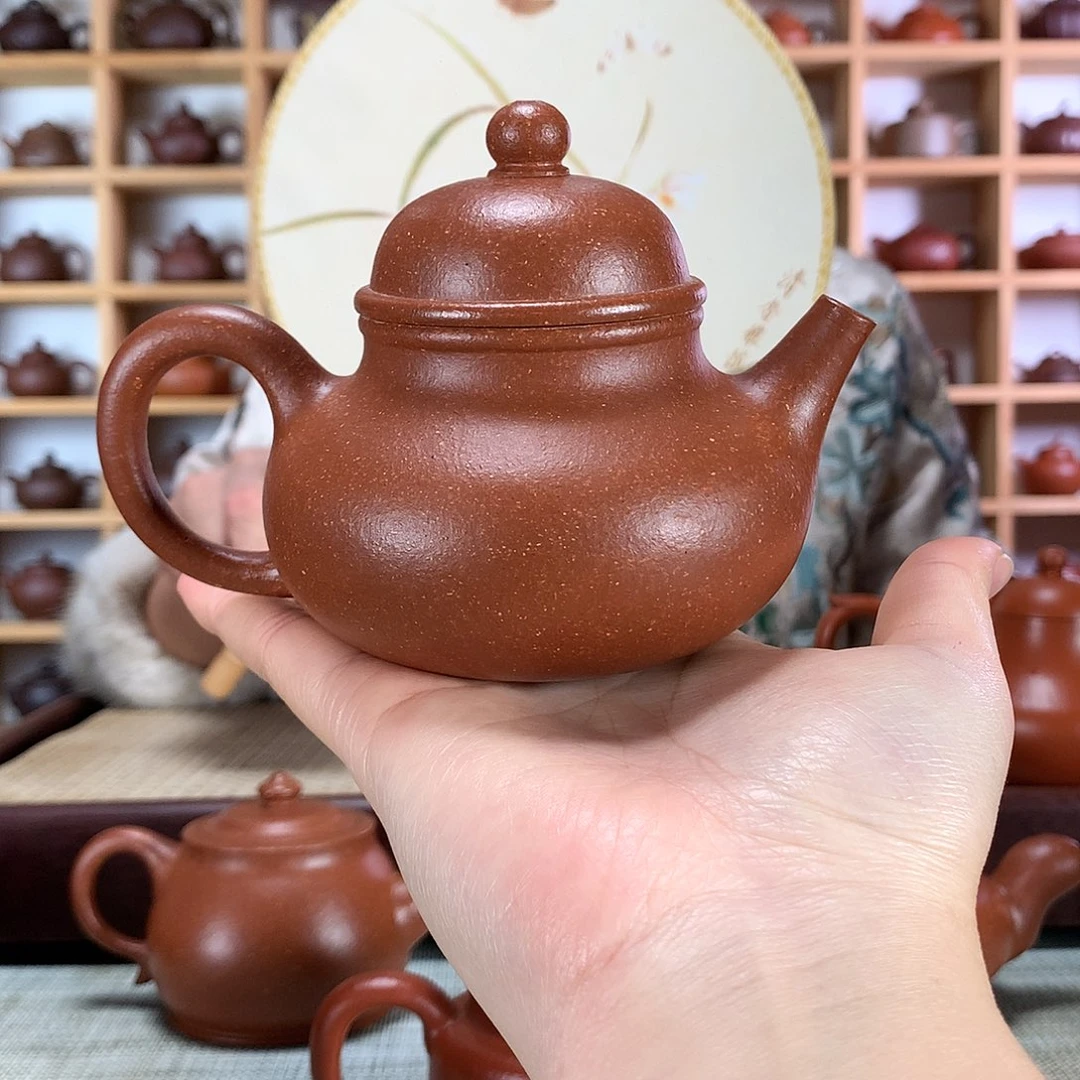 紫砂容天紫砂壶手工制作
