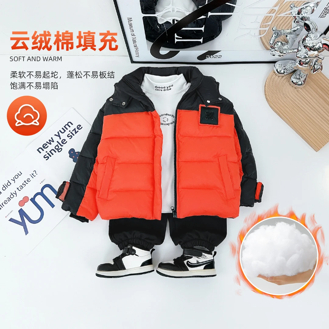 儿童棉服男童冬款加厚棉衣2025新款冬装 D-BD89978 悠悠童话童装