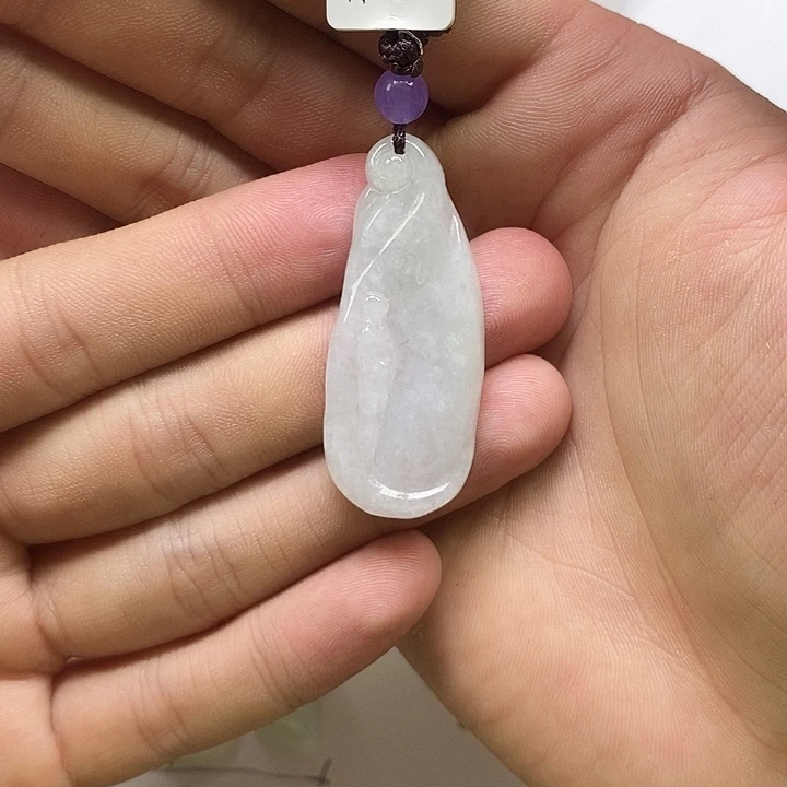 翡翠未镶嵌颈饰天然缅甸a货翡翠