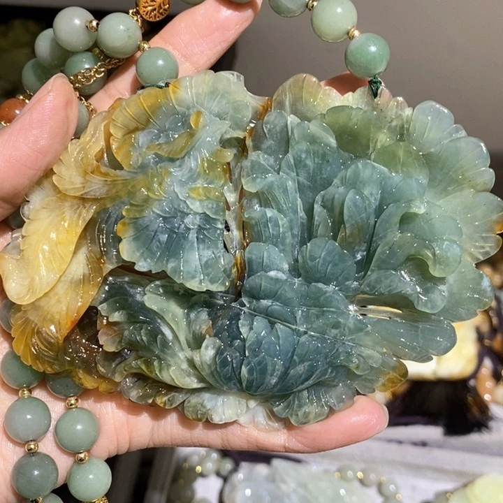 岫玉毛衣链未镶嵌