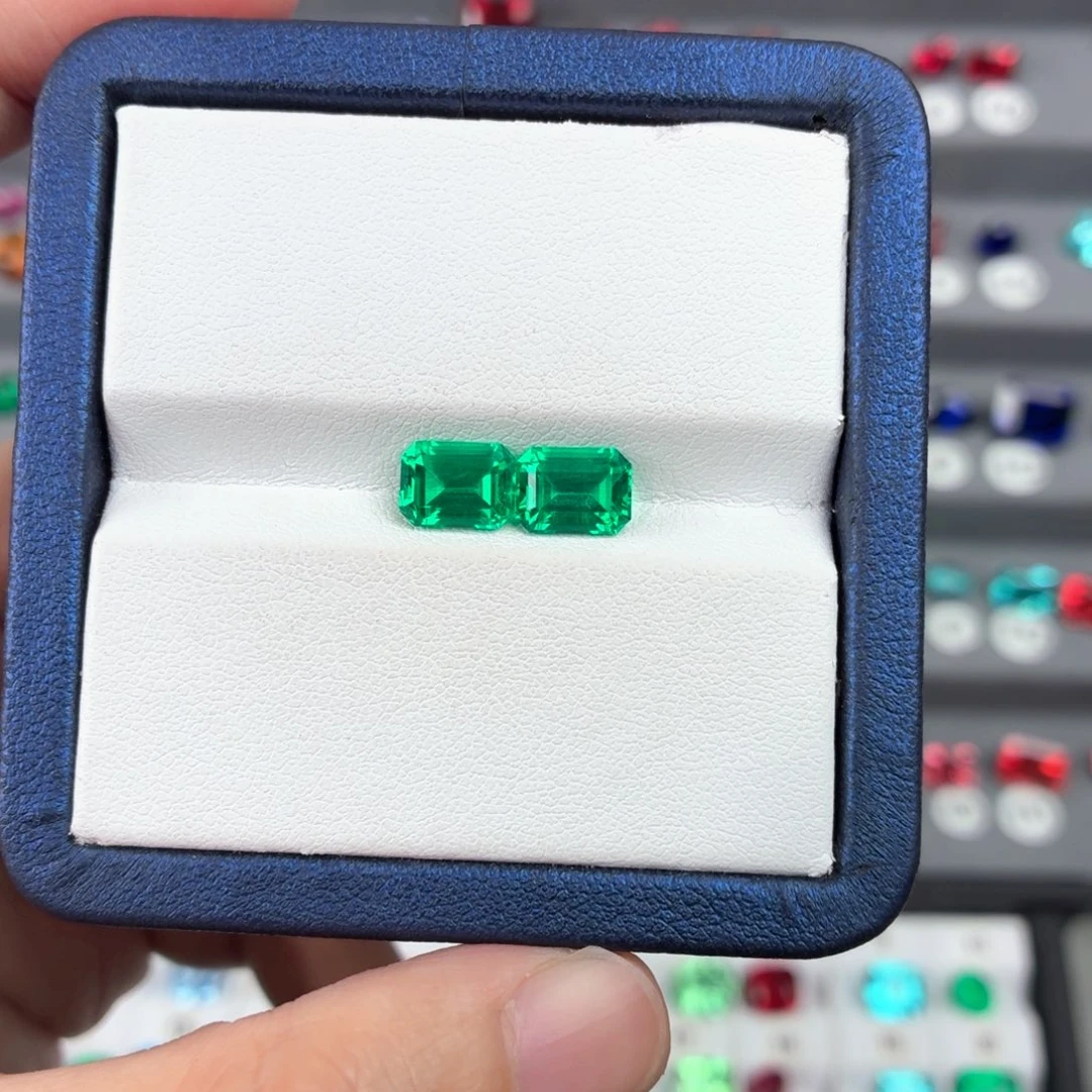 大***發合成（培育）祖母绿裸石2.99ct