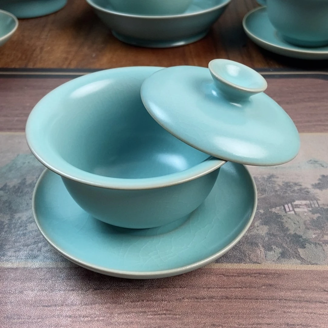 摆件瓷原产地原矿汝瓷～茶器