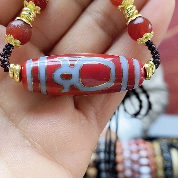 玛瑙/玉髓合金颈饰