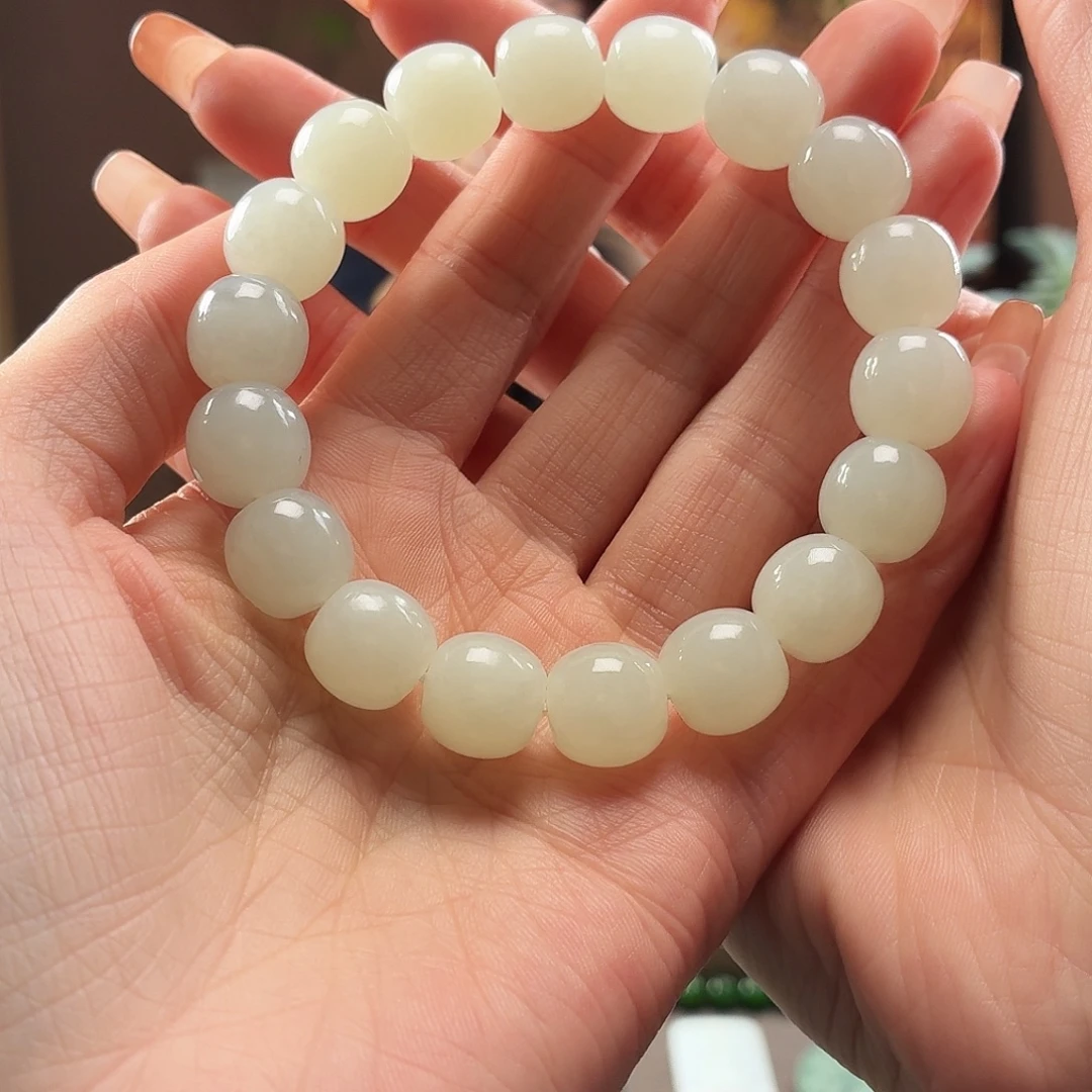 和田玉未镶嵌手串12老型