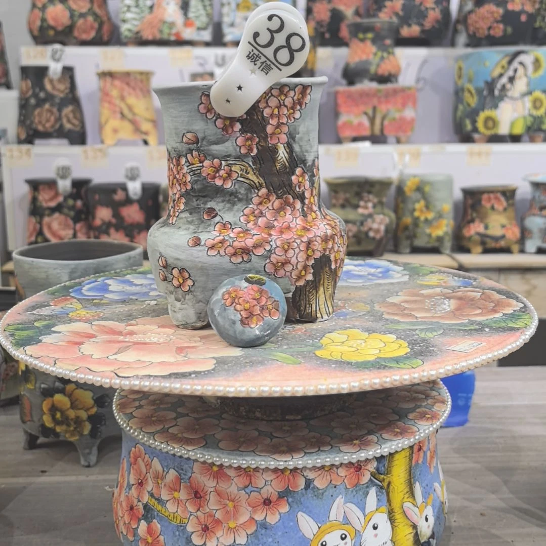 杨****红泥花盆微瑕疵处理