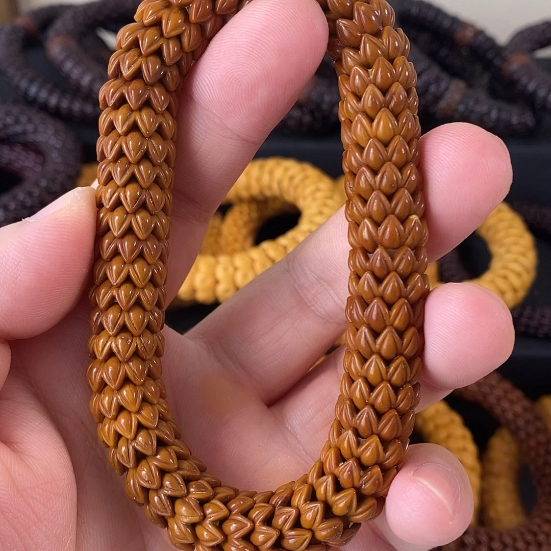 紫金鼠手串原色莲花13