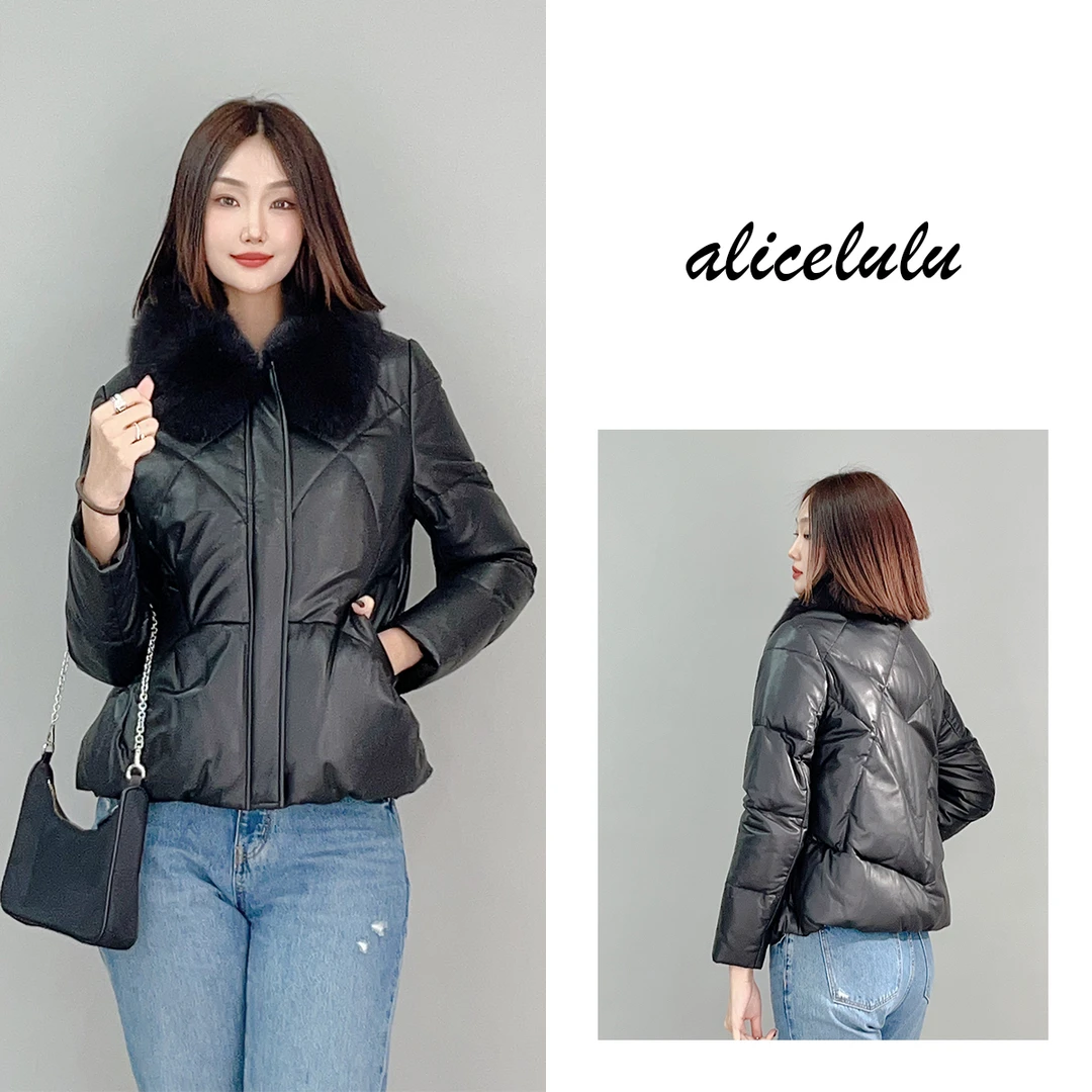 1 ALICE “贵气叠加”羽绒服 绵羊皮 奢贵鹅绒 S2139843Kr