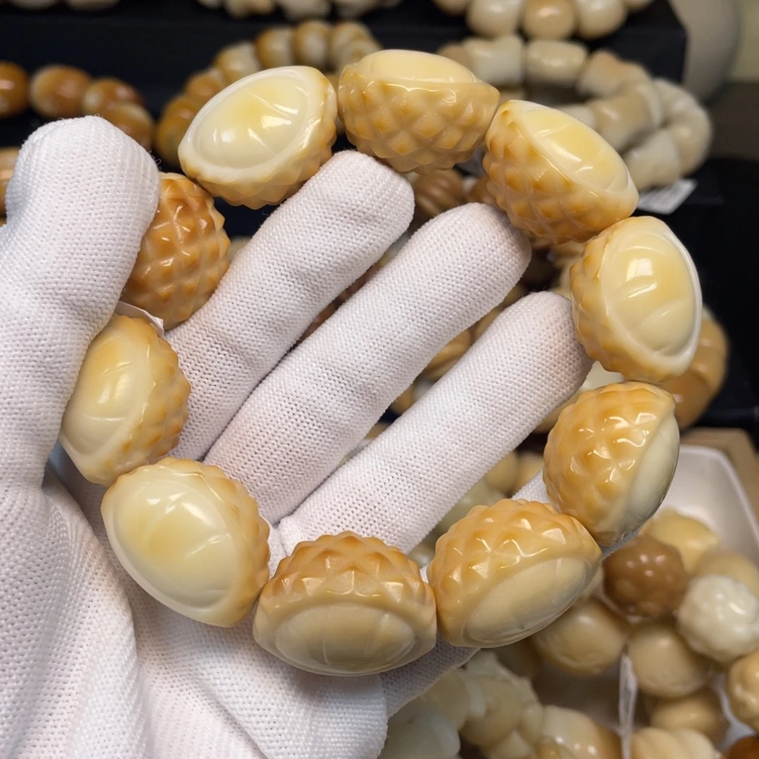 手串菩提根/象牙果117榴莲瑕疵
