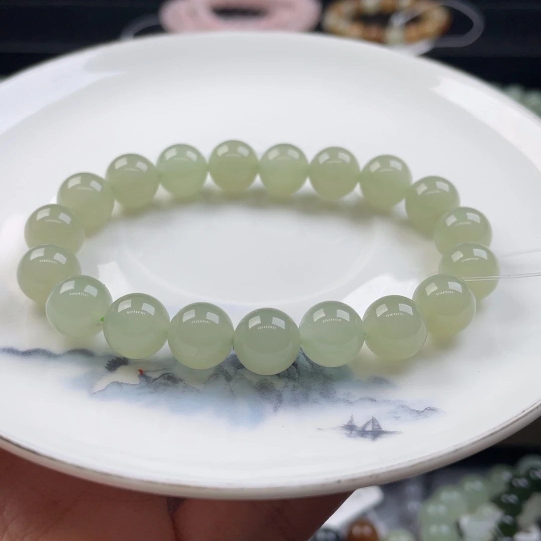 和田玉手串未镶嵌