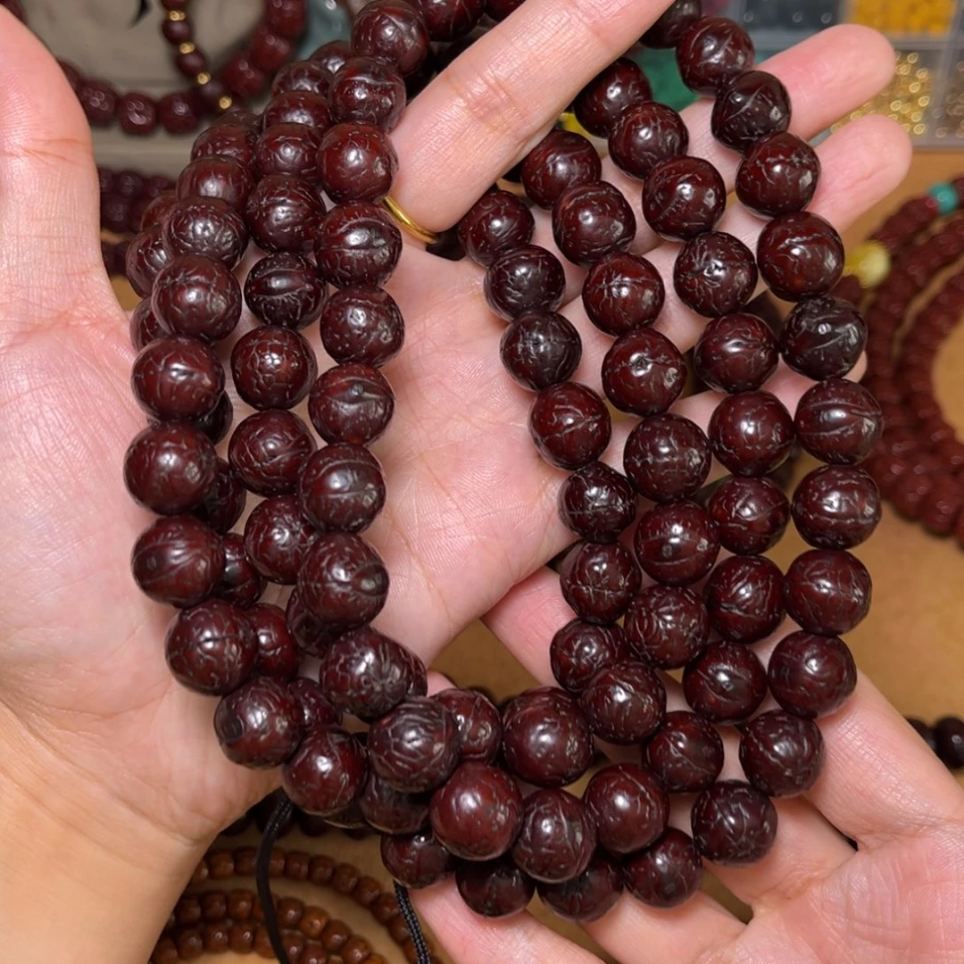 沿***景金刚菩提吊坠凤眼脖挂12