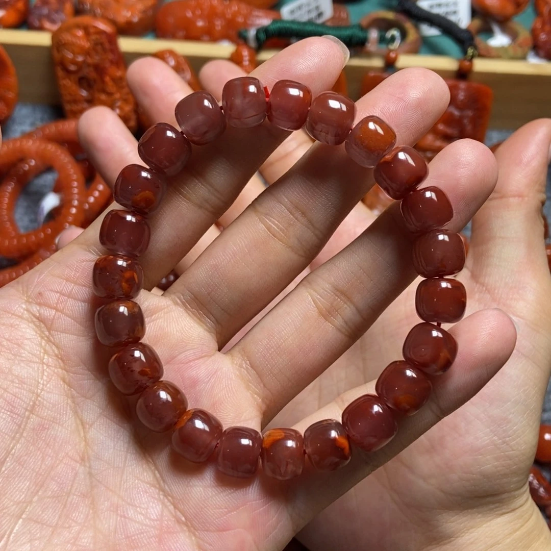 手串未镶嵌南红玛瑙9+mm