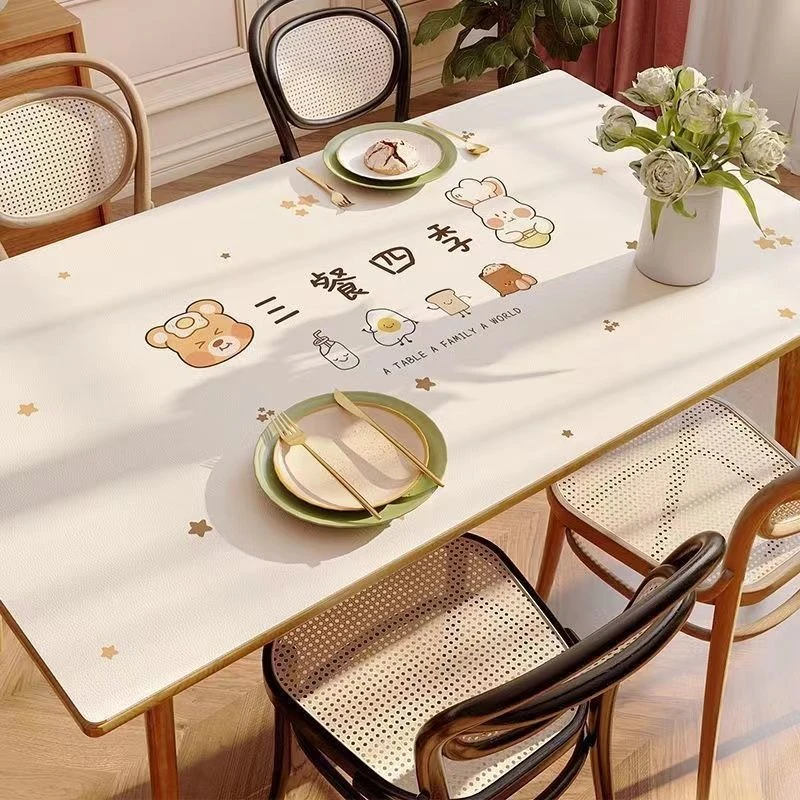 pvc桌垫茶几ins风桌布防水防油防污茶几垫可擦免洗家用可定制耐脏
