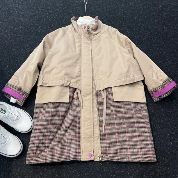 04127时尚儿童风衣外套D4-1-3