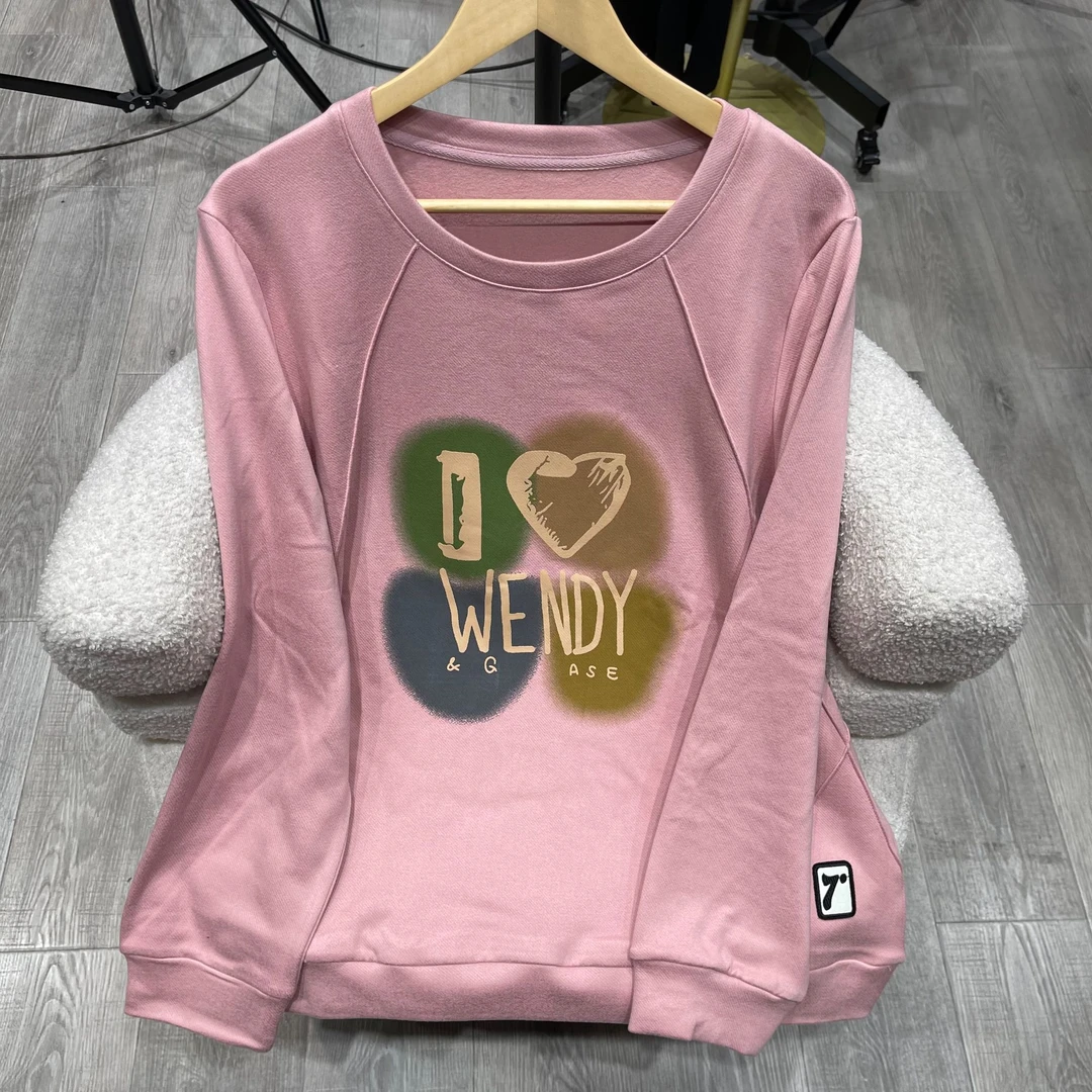 PWD32491 （上衣）秋季时尚百搭显瘦气质休闲大码女装【衣长70】