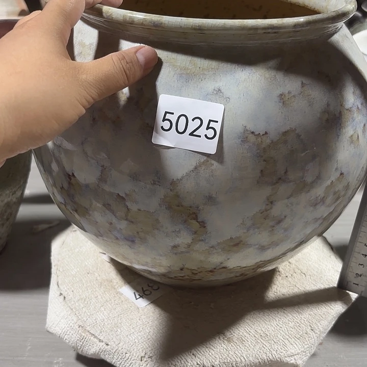 摆件高24，口19，有孔5025