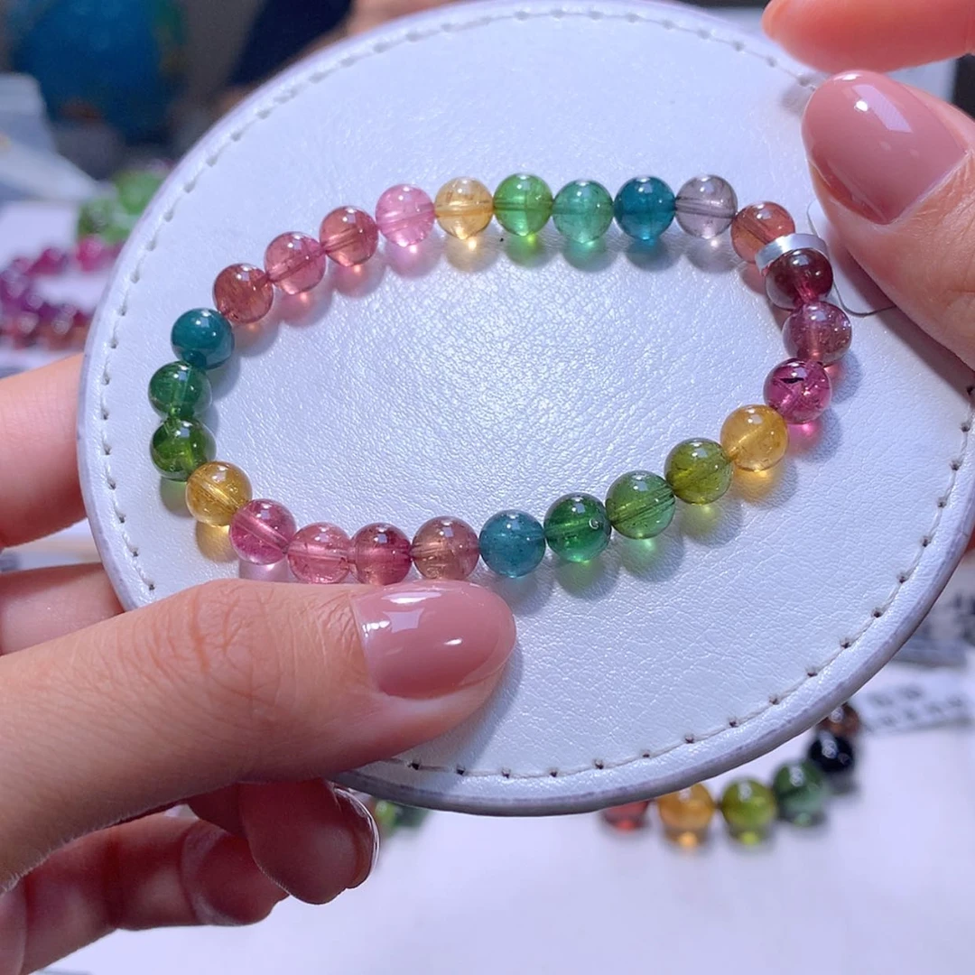 【闪购商品】未镶嵌手链碧玺7m