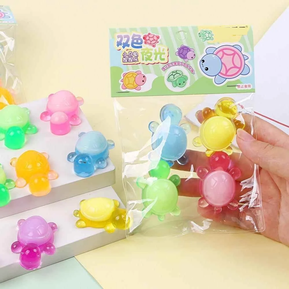 儿童捏捏乐小乌龟烂泥感慢回弹减压神器玩具创意解压发泄夜光团子