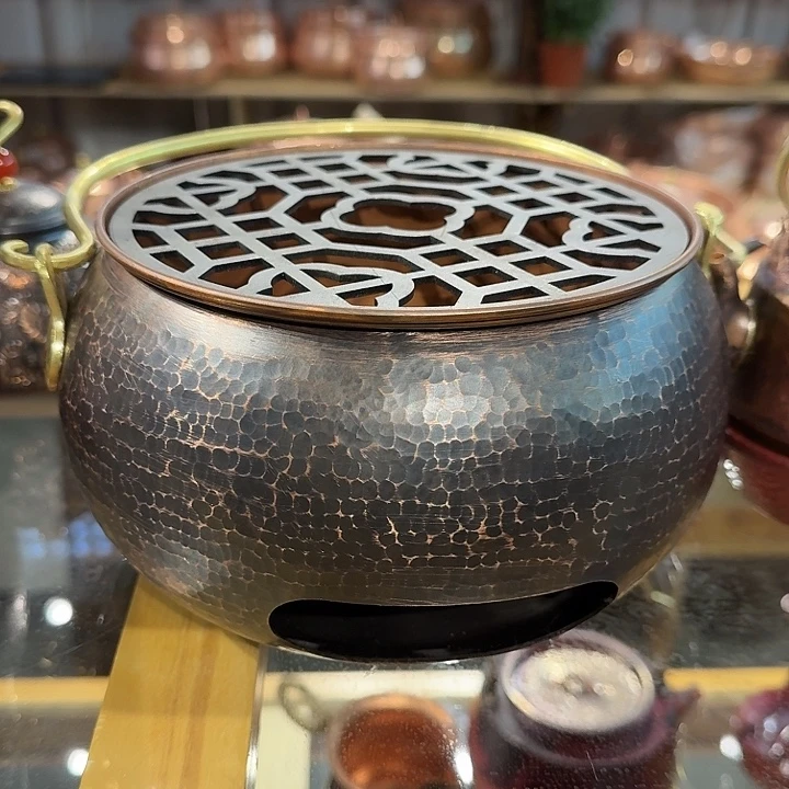 紫铜手工制作摆件一个