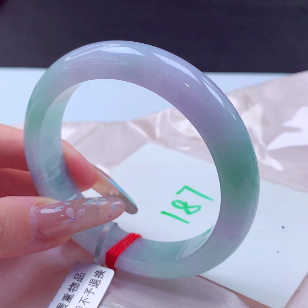 翡翠手镯未镶嵌天然缅甸翡翠A货手镯 87号