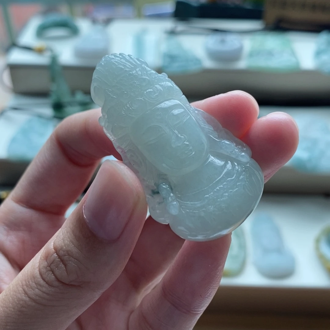 【闪购商品】颈饰未镶嵌翡翠天然缅甸A货翡翠