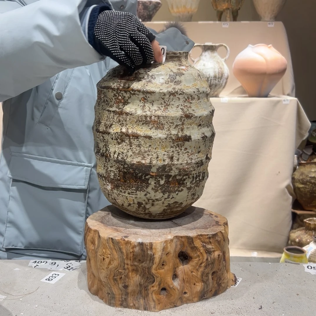 景德镇高温陶瓷花瓶摆件440花瓶摆件