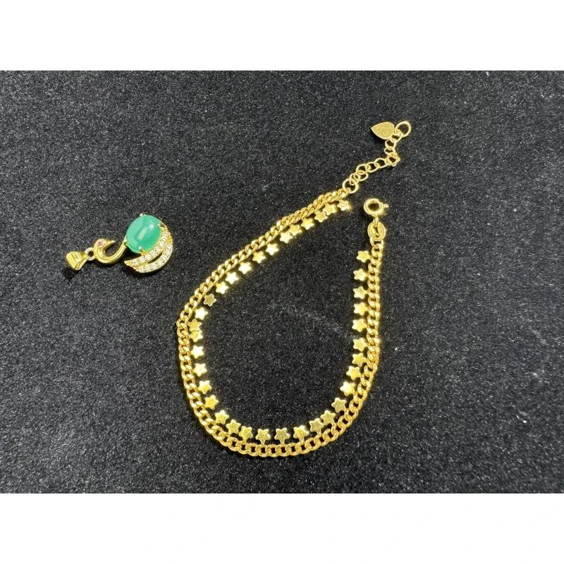 合成橄榄石【48小时鉴赏期】先鉴后发 古巴星星手链