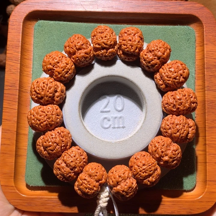 手串金刚菩提22+定制款金秋梅花