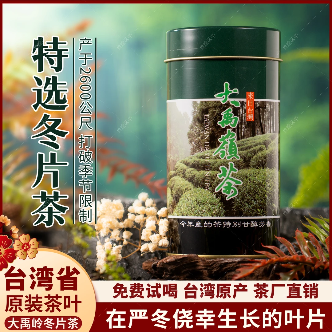 特选冬片 大禹岭高山茶产自台湾省海拔2600米茶叶 150g/罐