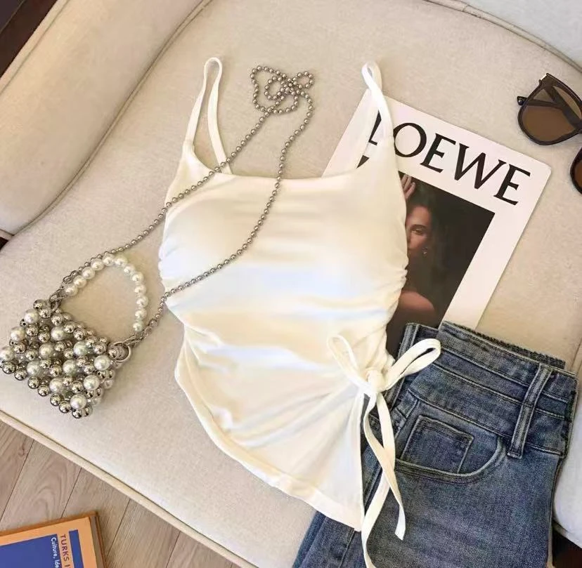 直播链接！NO退NO换高品质设计辣妹吊带上衣