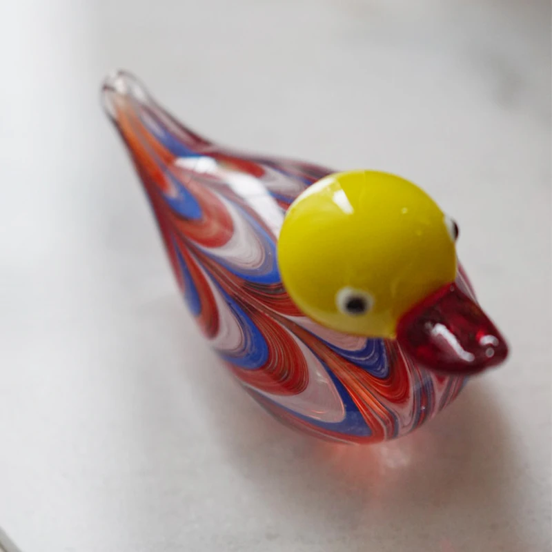【奇居腾飞】琉璃 有福鸭摆件工艺品#NZA-11299
