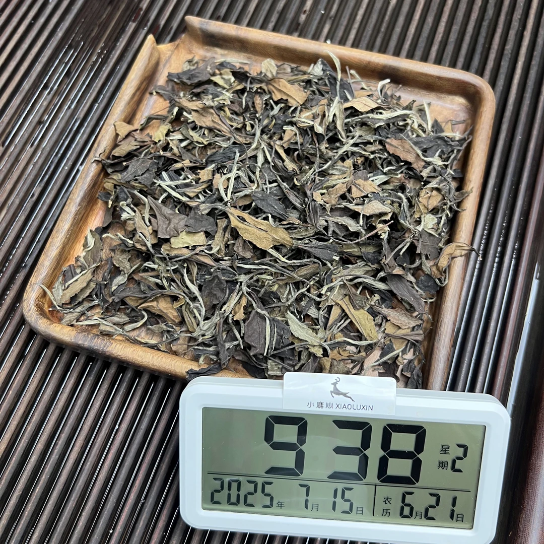 2008福鼎白茶老贡眉  ① 小鹿收茶 白茶 传统工艺 7月15