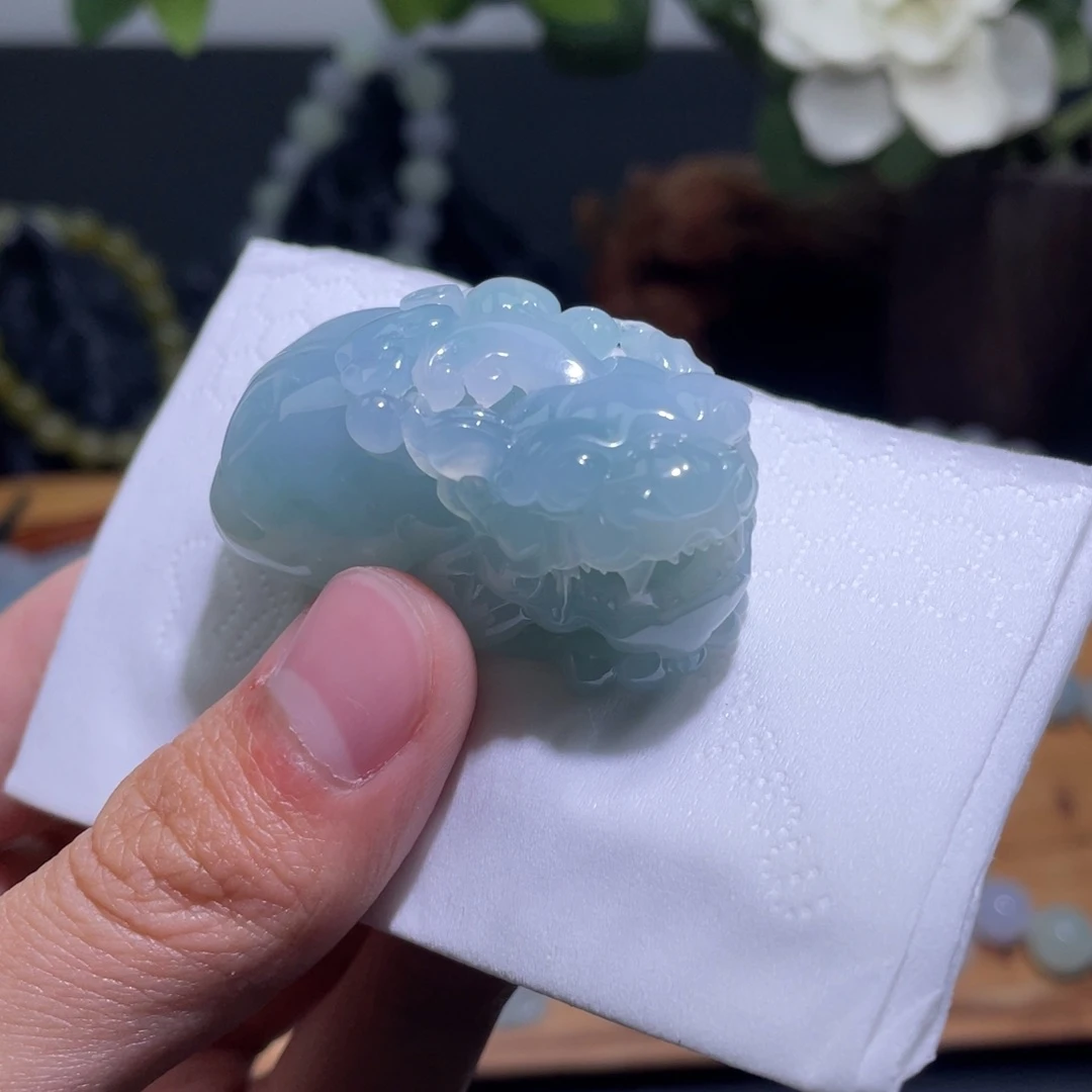 定制翡翠未镶嵌吊坠毛货月入百万