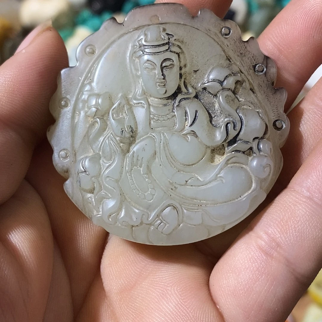 和田玉（糖玉）未镶嵌挂件