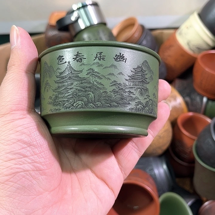 茶杯紫砂全手工紫砂主人杯