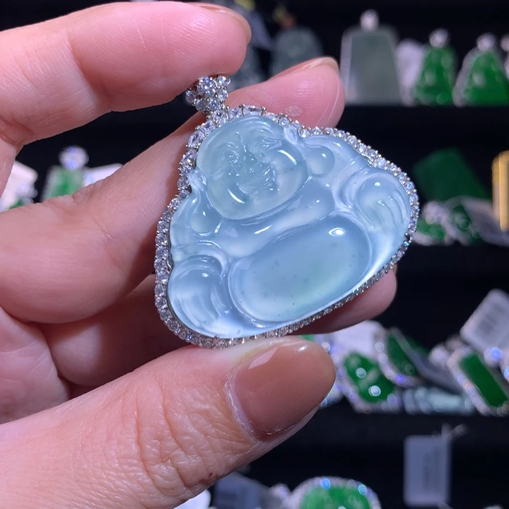 【闪购商品】颈饰银S925镶嵌翡翠