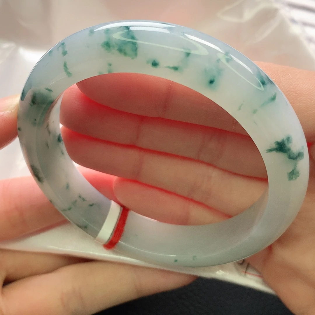 翡翠未镶嵌手镯缅甸5657