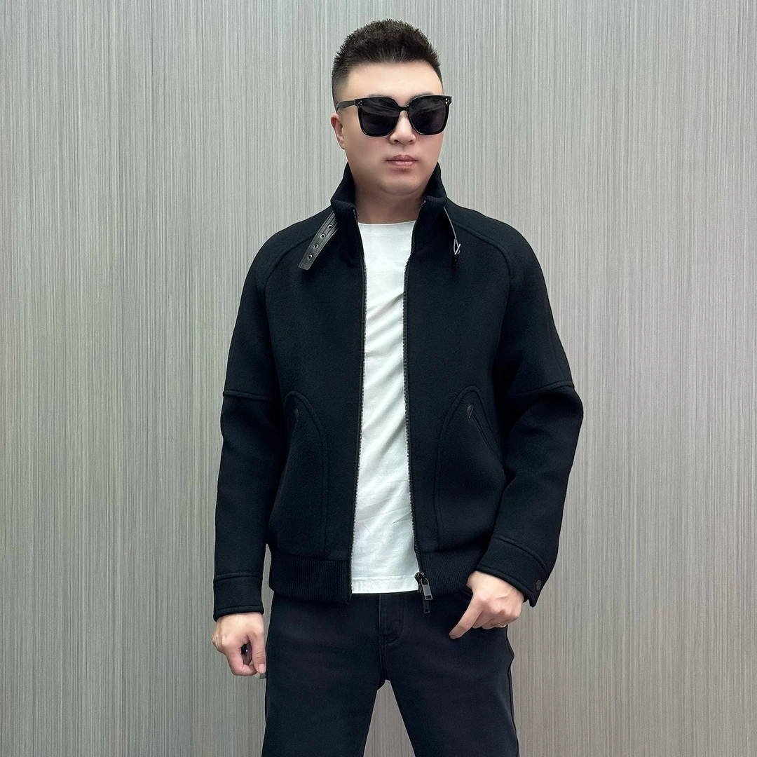 【50186-1】 复古美拉德 绵羊毛 立领短款 时尚百搭秋冬羊毛夹克