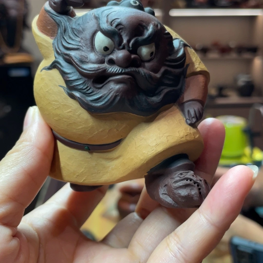 胡***卜茶杯紫砂紫砂茶城摆件