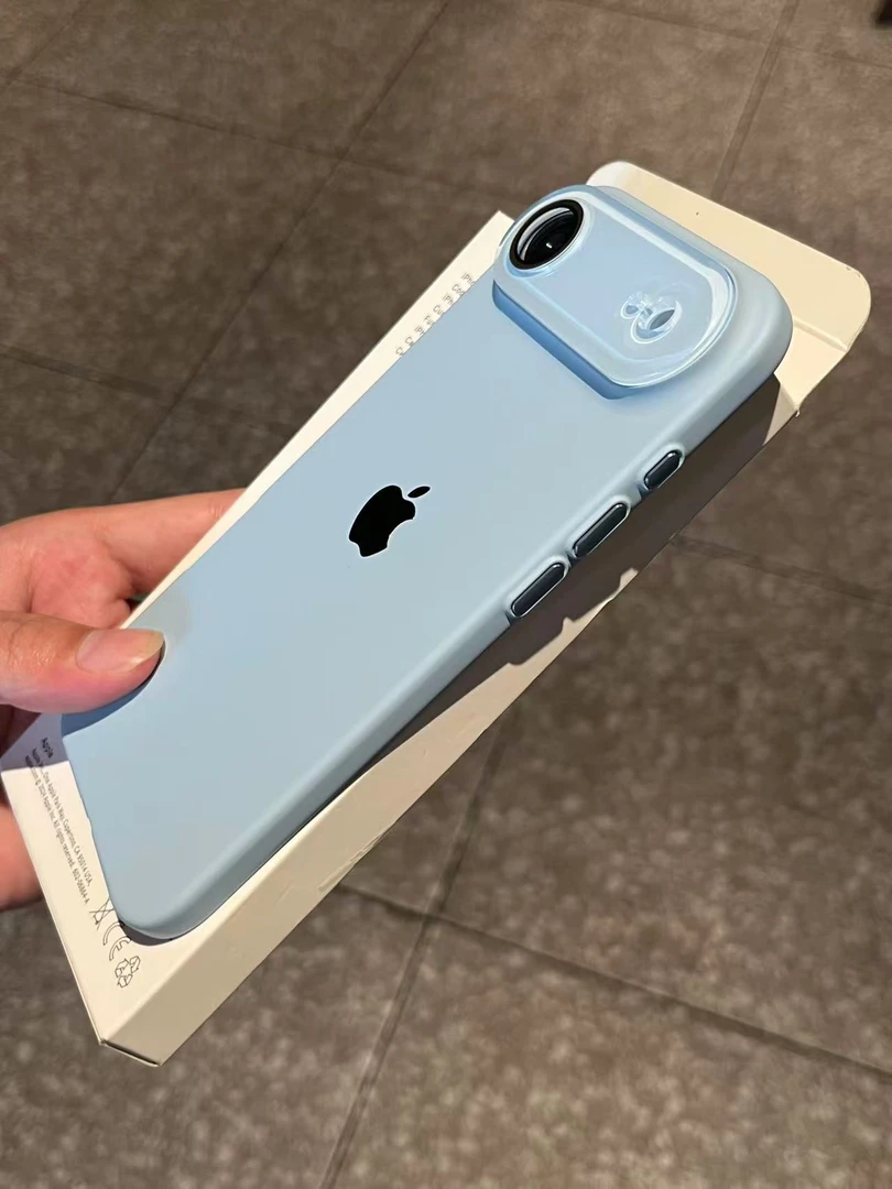 高级感液态硅胶镜头膜适用苹果17Promax手机壳iPhone16软14新款15