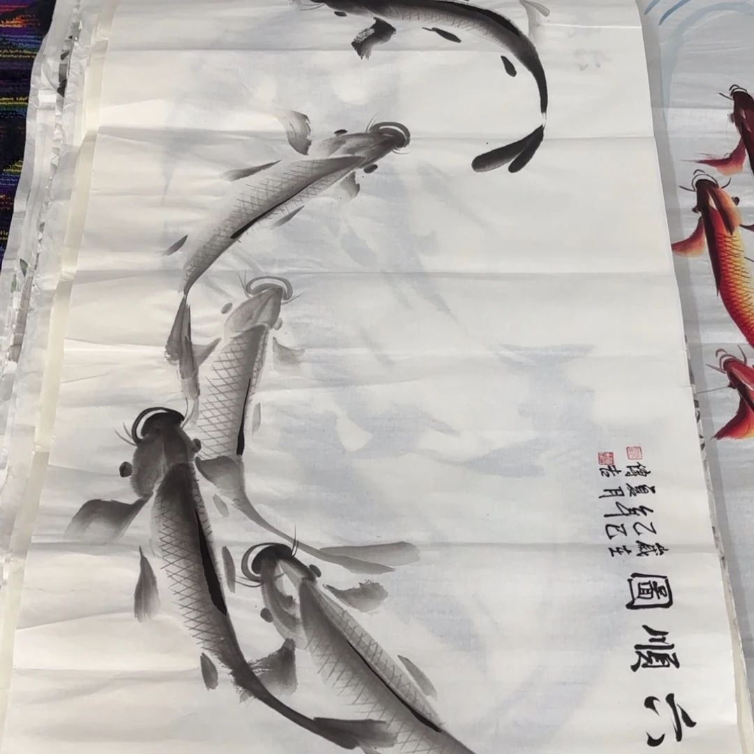 国画绘画作品 婉。