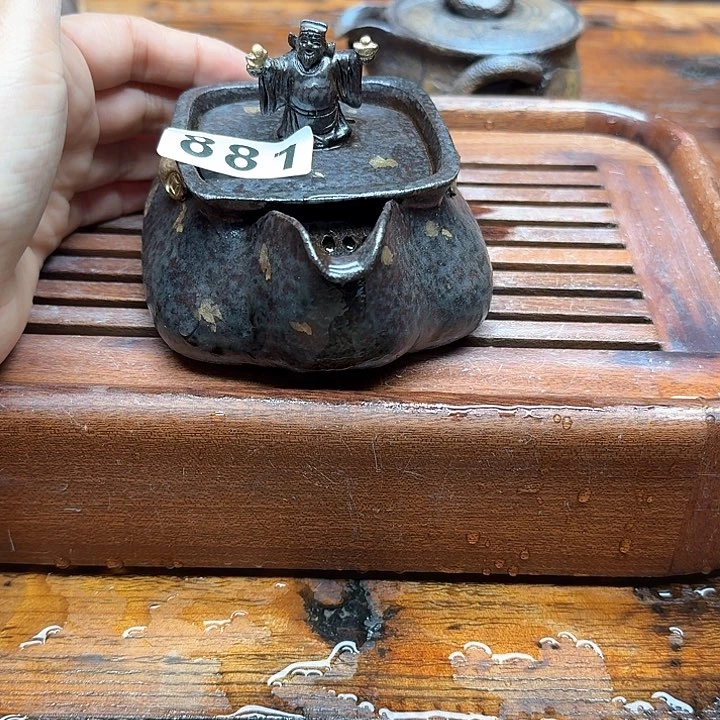 纯手工制作粗陶茶具