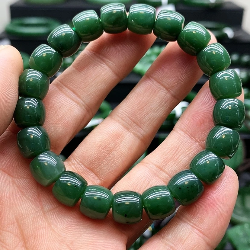 【闪购商品】和田玉（碧玉）手链未镶嵌