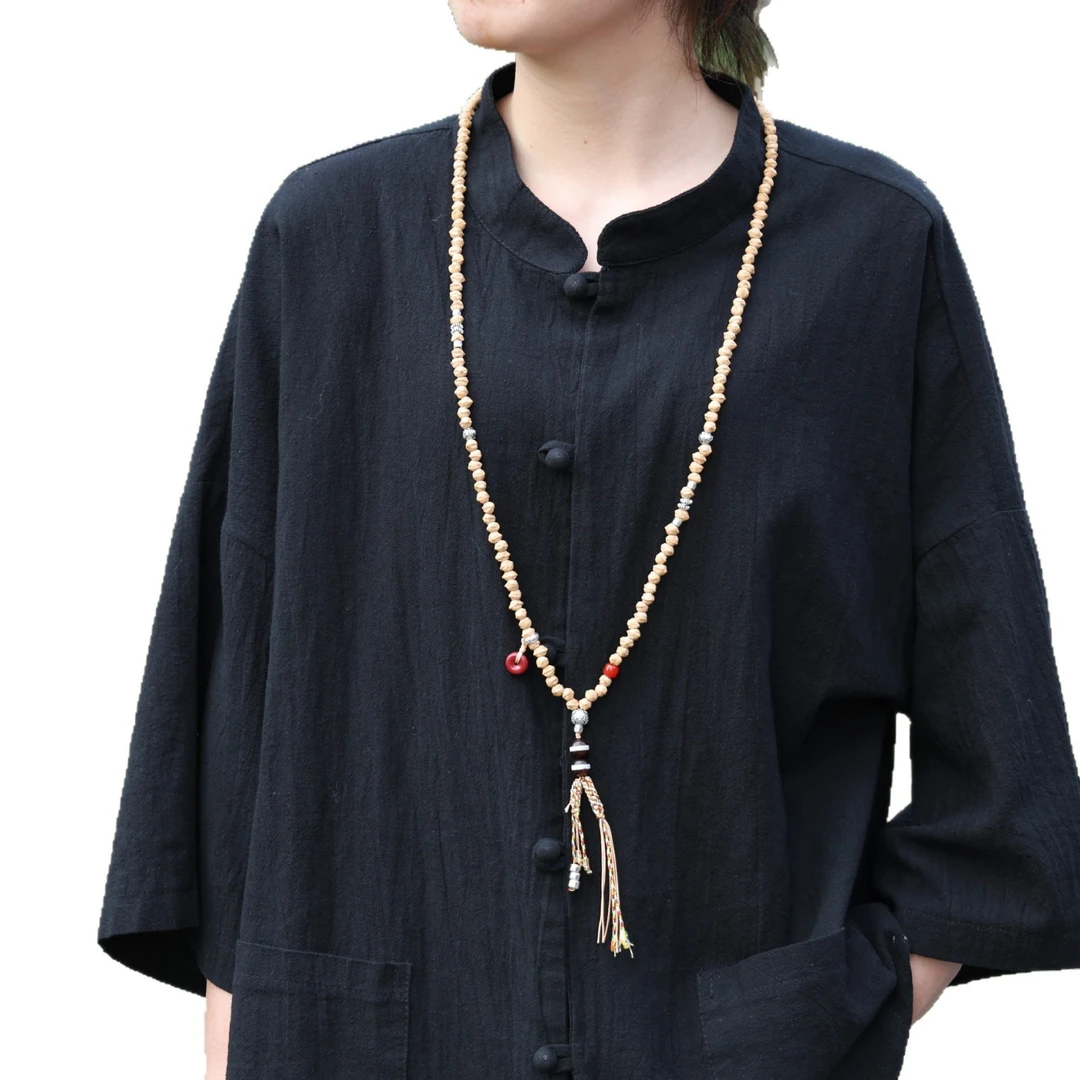 横打百香籽脖挂链多圈叠戴斜挎饰品