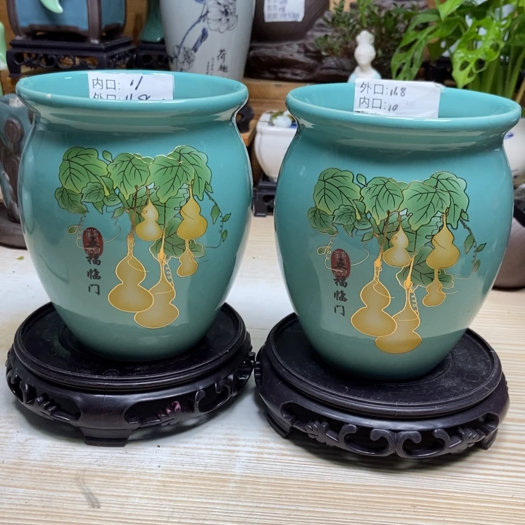 瓷片陶瓷花盆陶瓷艺术