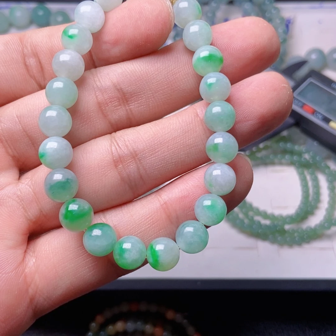 定制翡翠未镶嵌云*手链