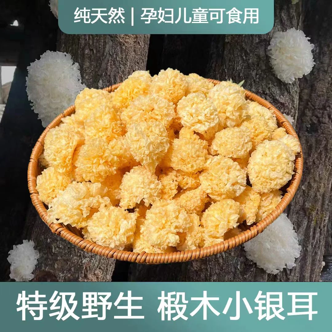 裕河茶多多专属陇南椴木小银耳出胶高半野的银耳