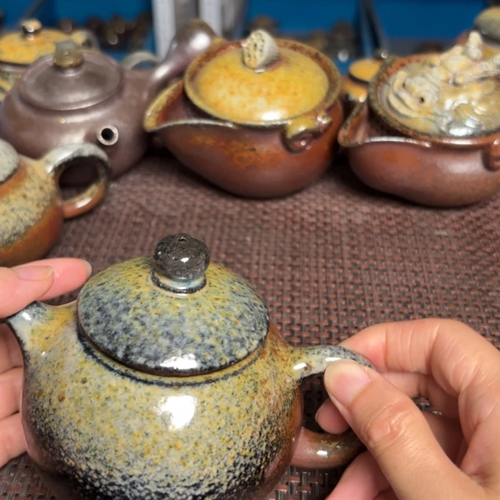 茶杯紫砂敞口面施