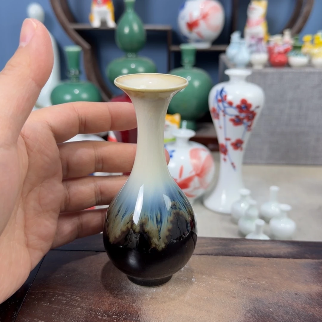 陶瓷手工小花器摆件