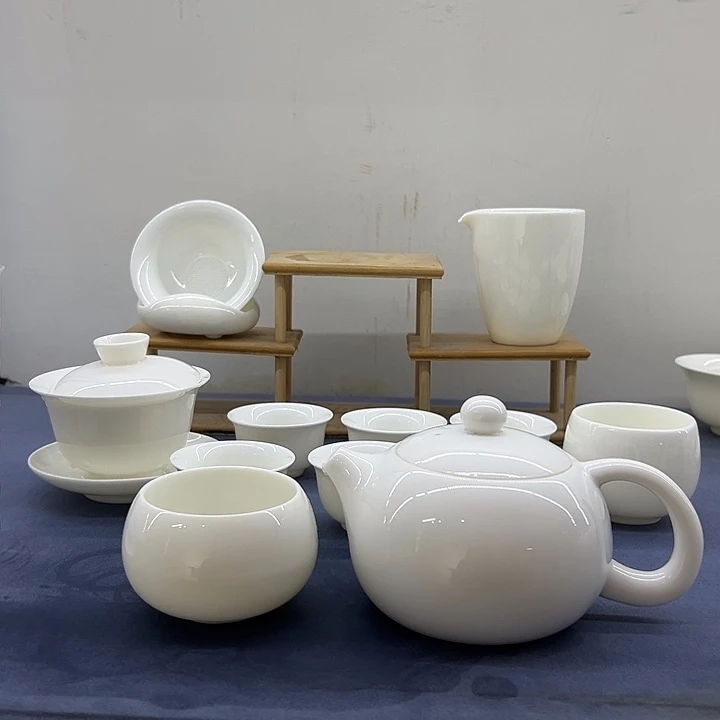 德化白瓷300毫升大壶套装